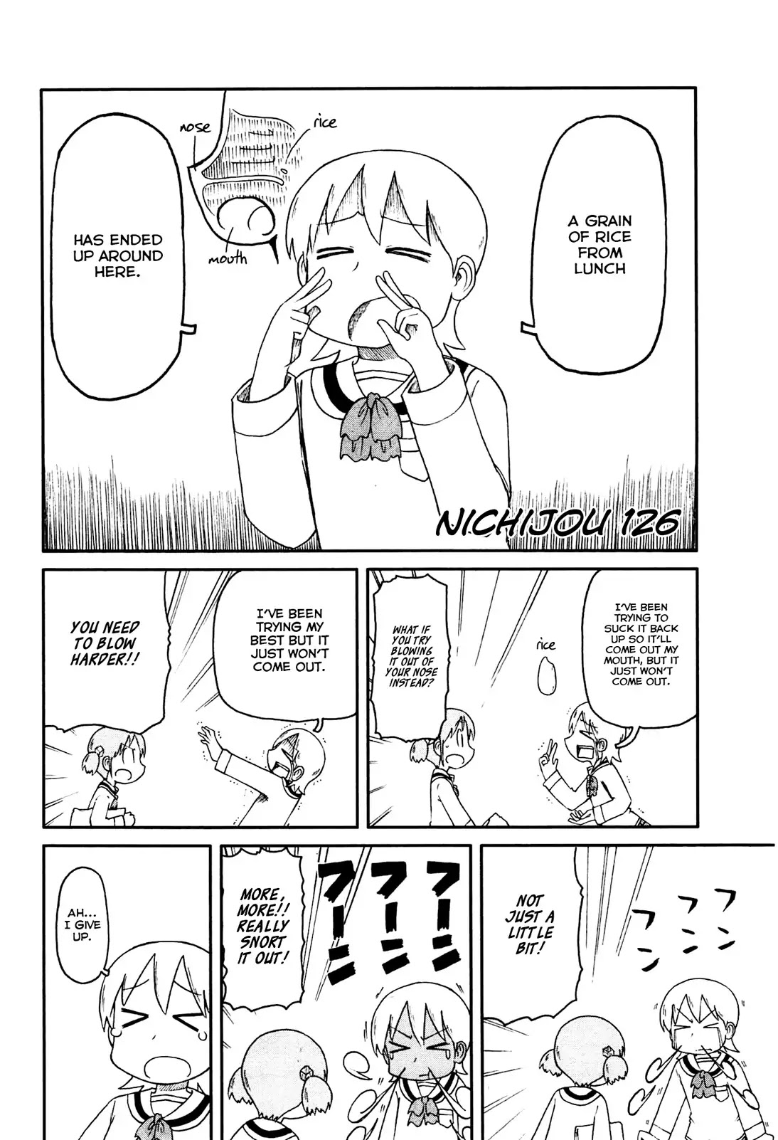 Nichijou Chapter 126 page 2 - Chapter 126