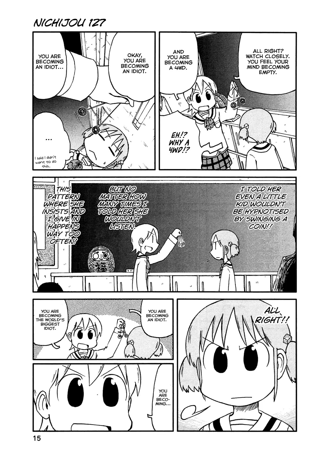 Nichijou Chapter 127 page 1 - Chapter 127