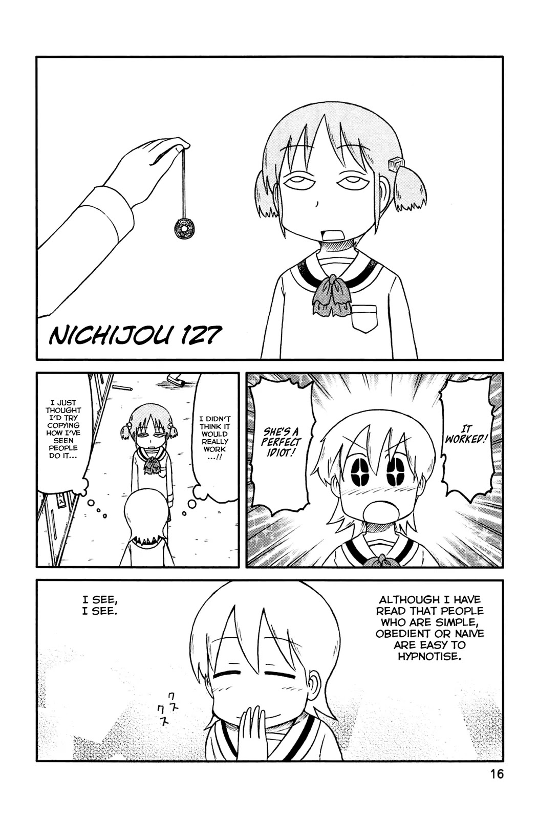 Nichijou Chapter 127 page 2 - Chapter 127