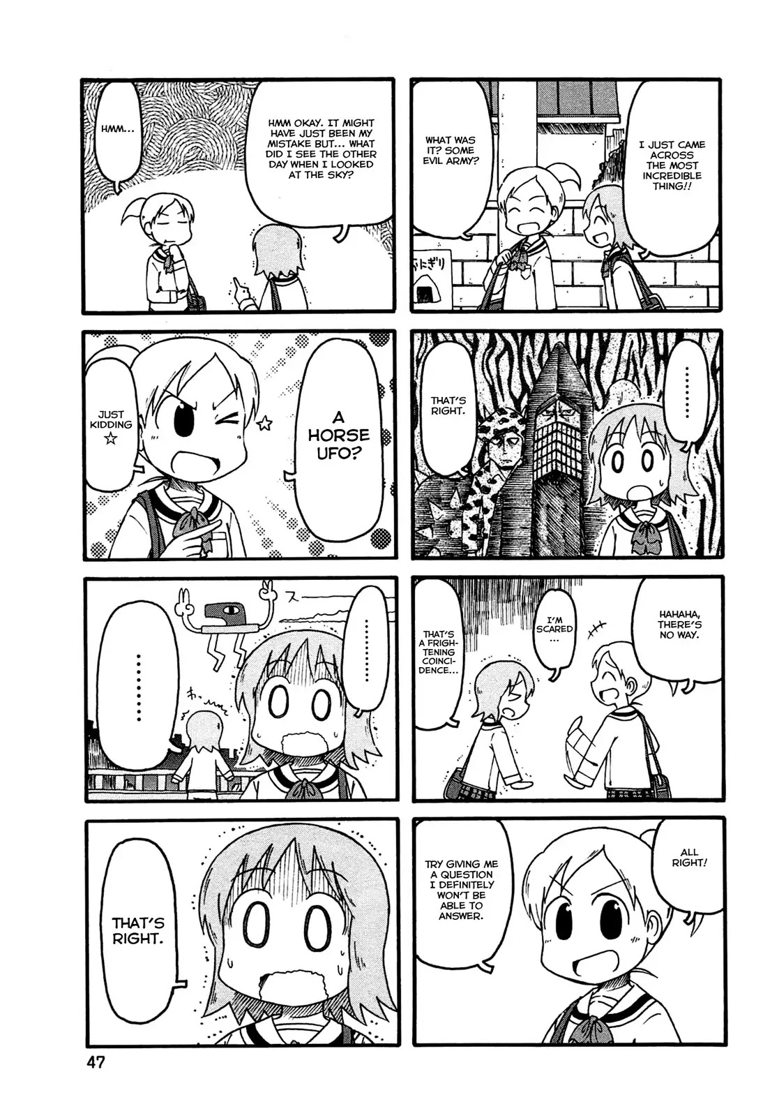Nichijou Chapter 130.5 page 3 - Chapter 130.5