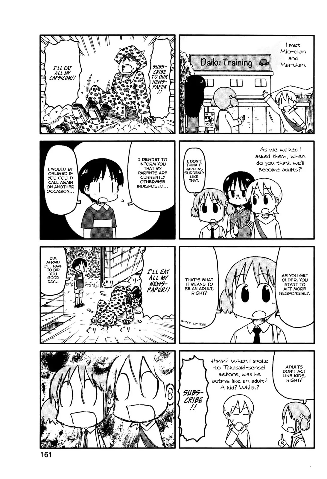Nichijou Chapter 145 page 3 - Chapter 145