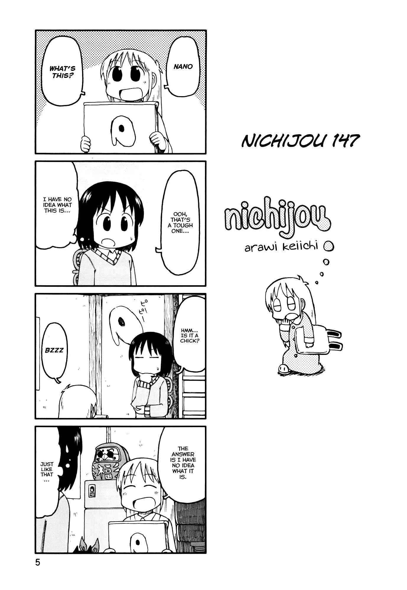Nichijou Chapter 147 page 1 - Chapter 147
