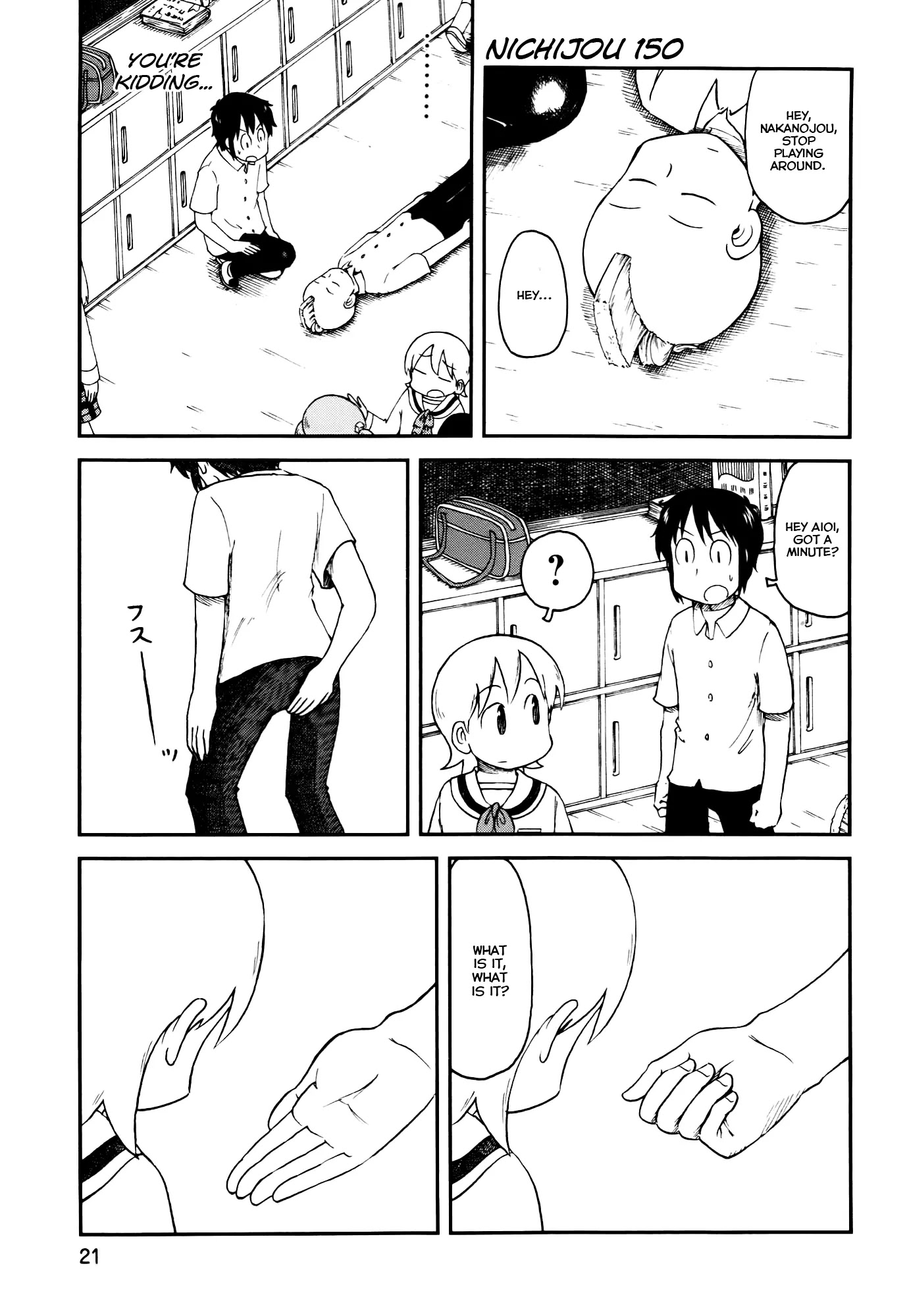 Nichijou Chapter 150 page 1 - Chapter 150