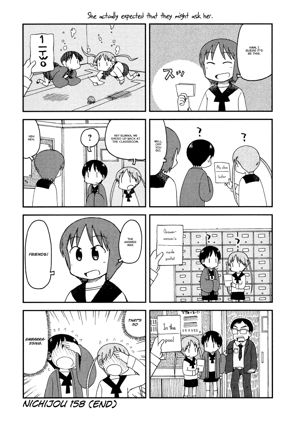 Nichijou Chapter 158 page 4 - Chapter 158