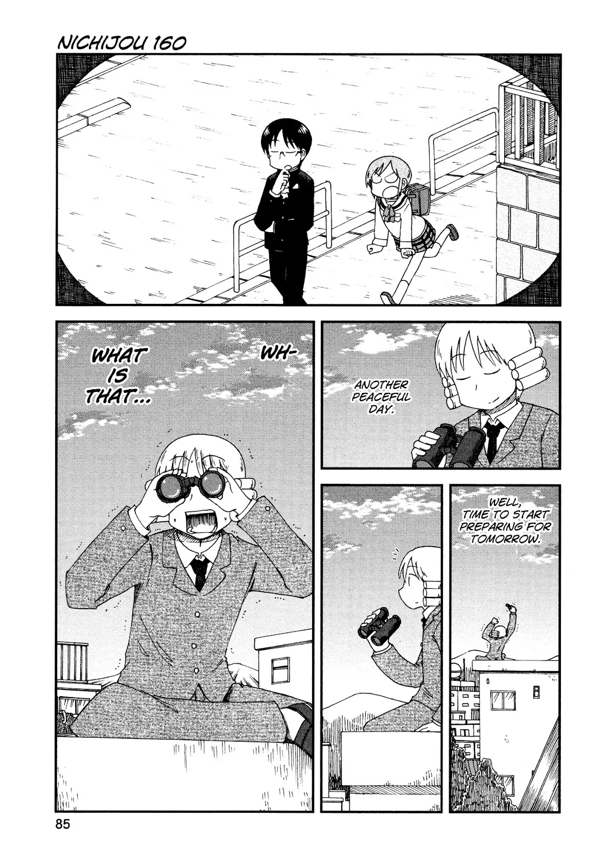 Nichijou Chapter 160 page 1 - Chapter 160