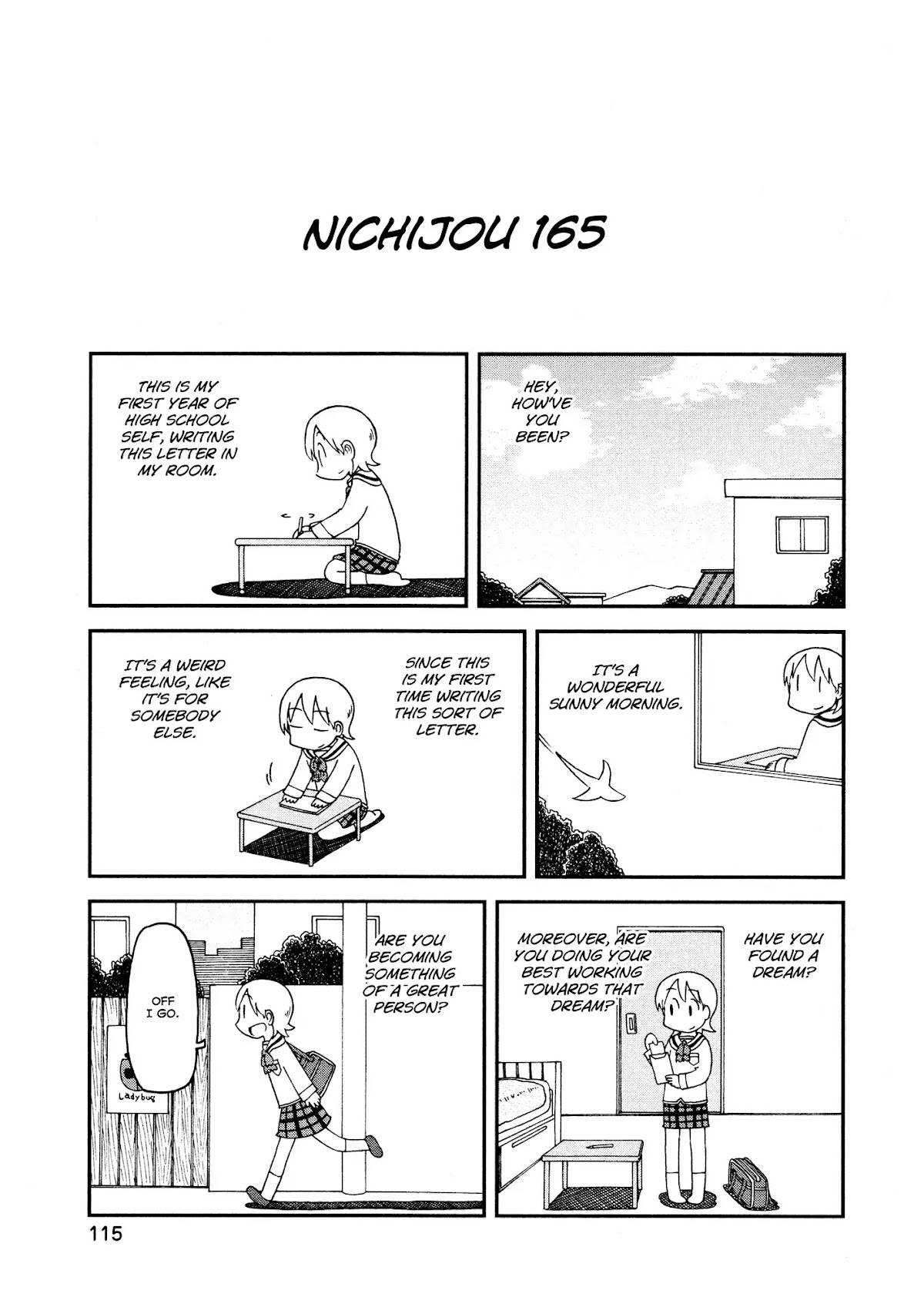Nichijou Chapter 165 page 1 - Chapter 165