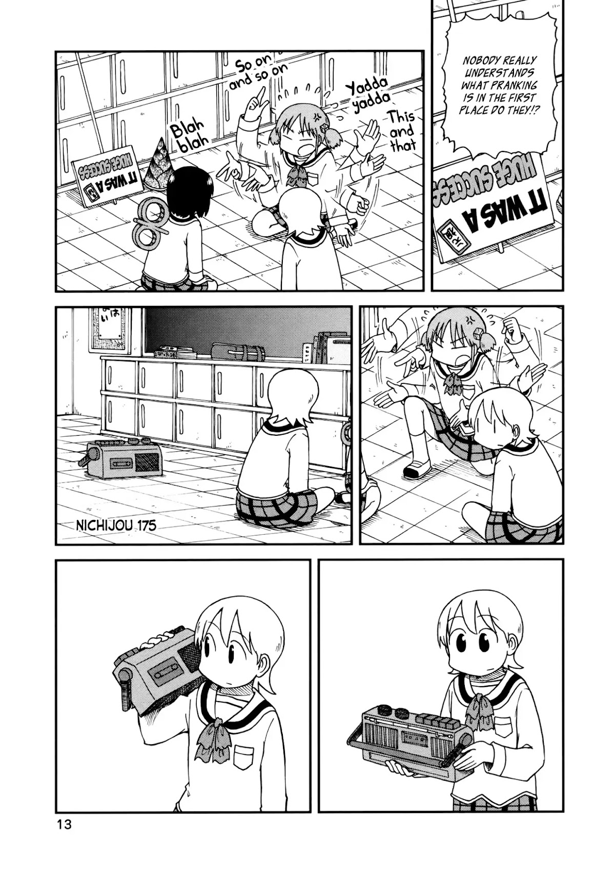 Nichijou Chapter 175 page 1 - Chapter 175