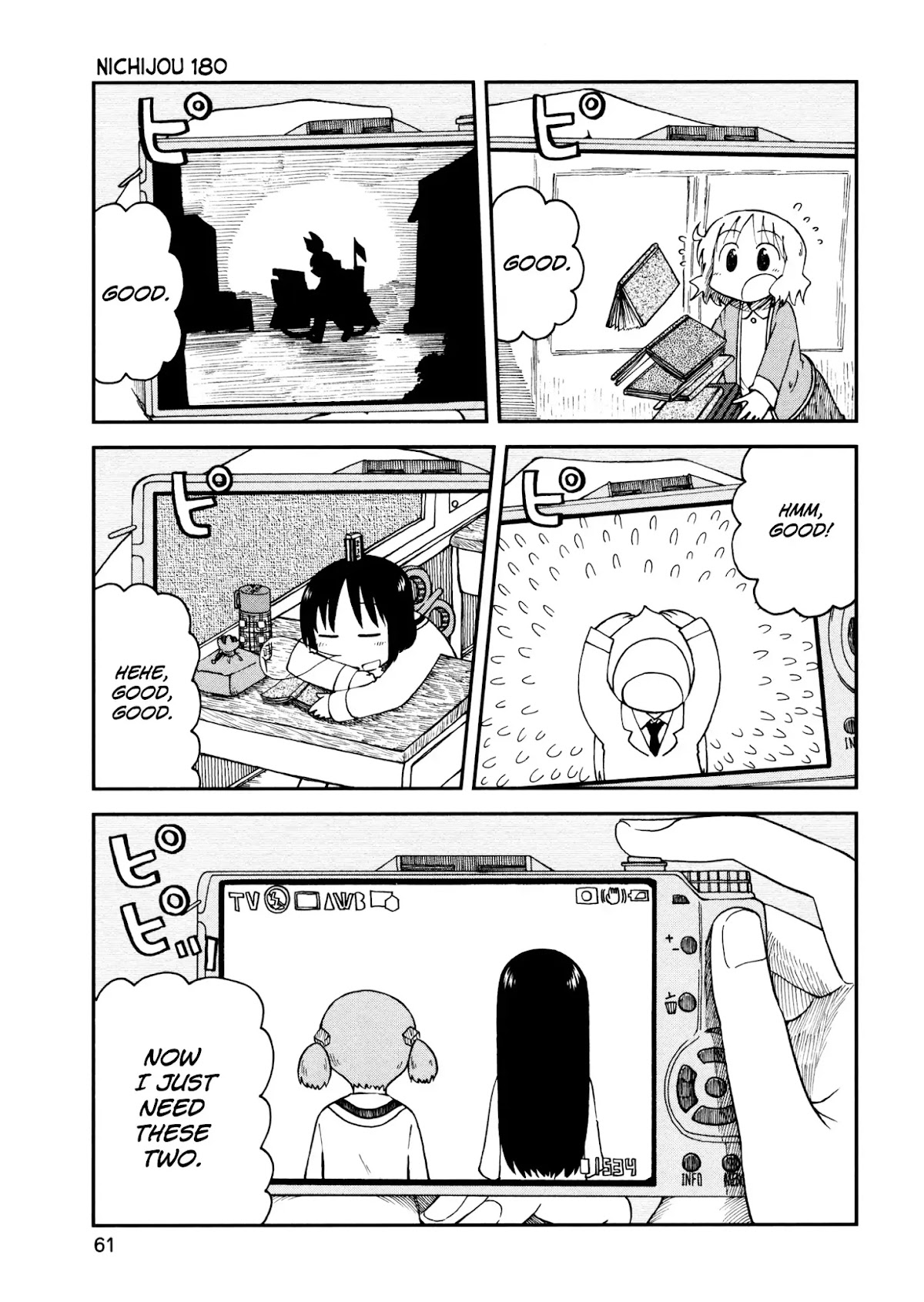 Nichijou Chapter 180 page 1 - Chapter 180