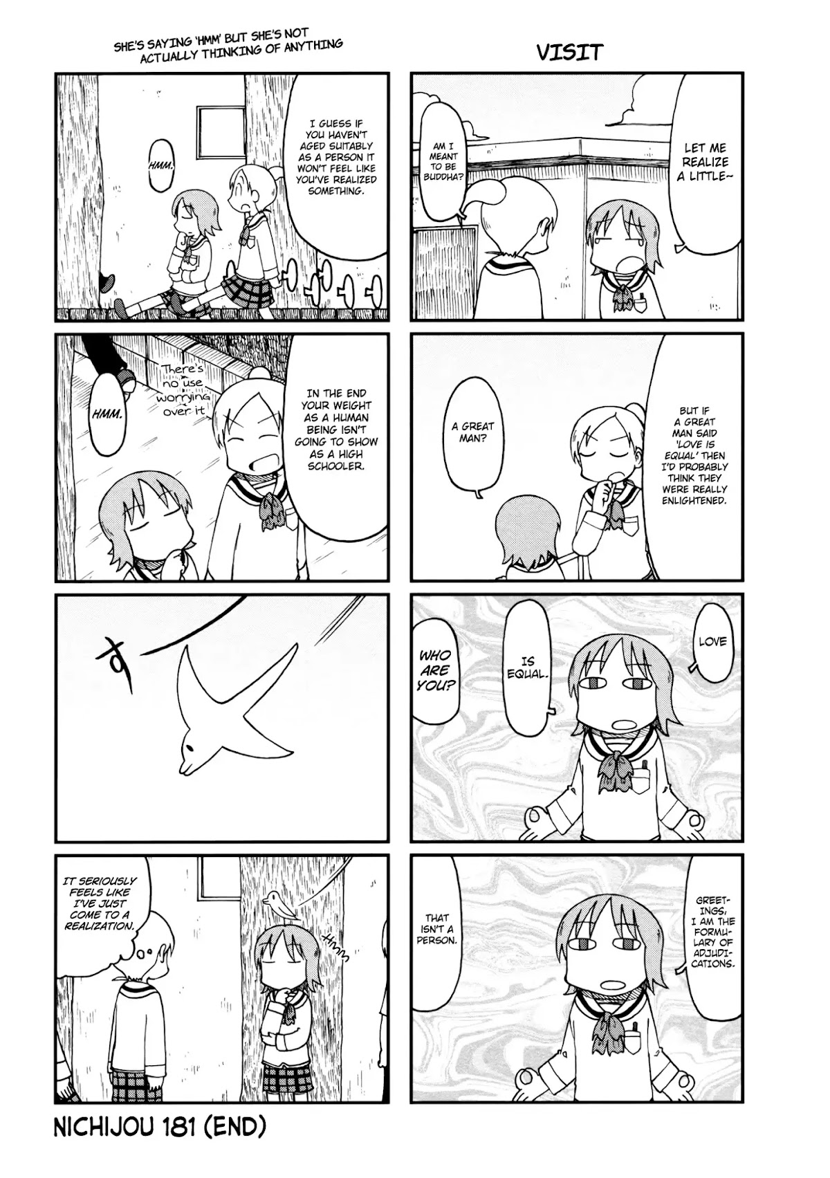 Nichijou Chapter 181 page 4 - Chapter 181