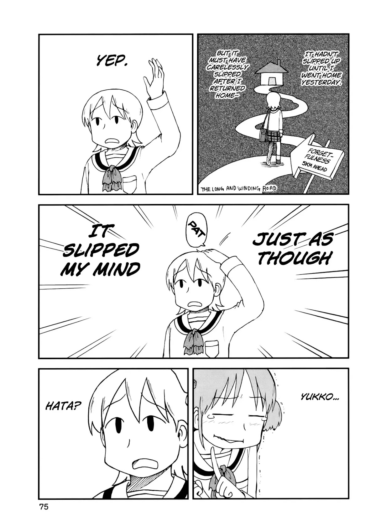 Nichijou Chapter 182 page 3 - Chapter 182