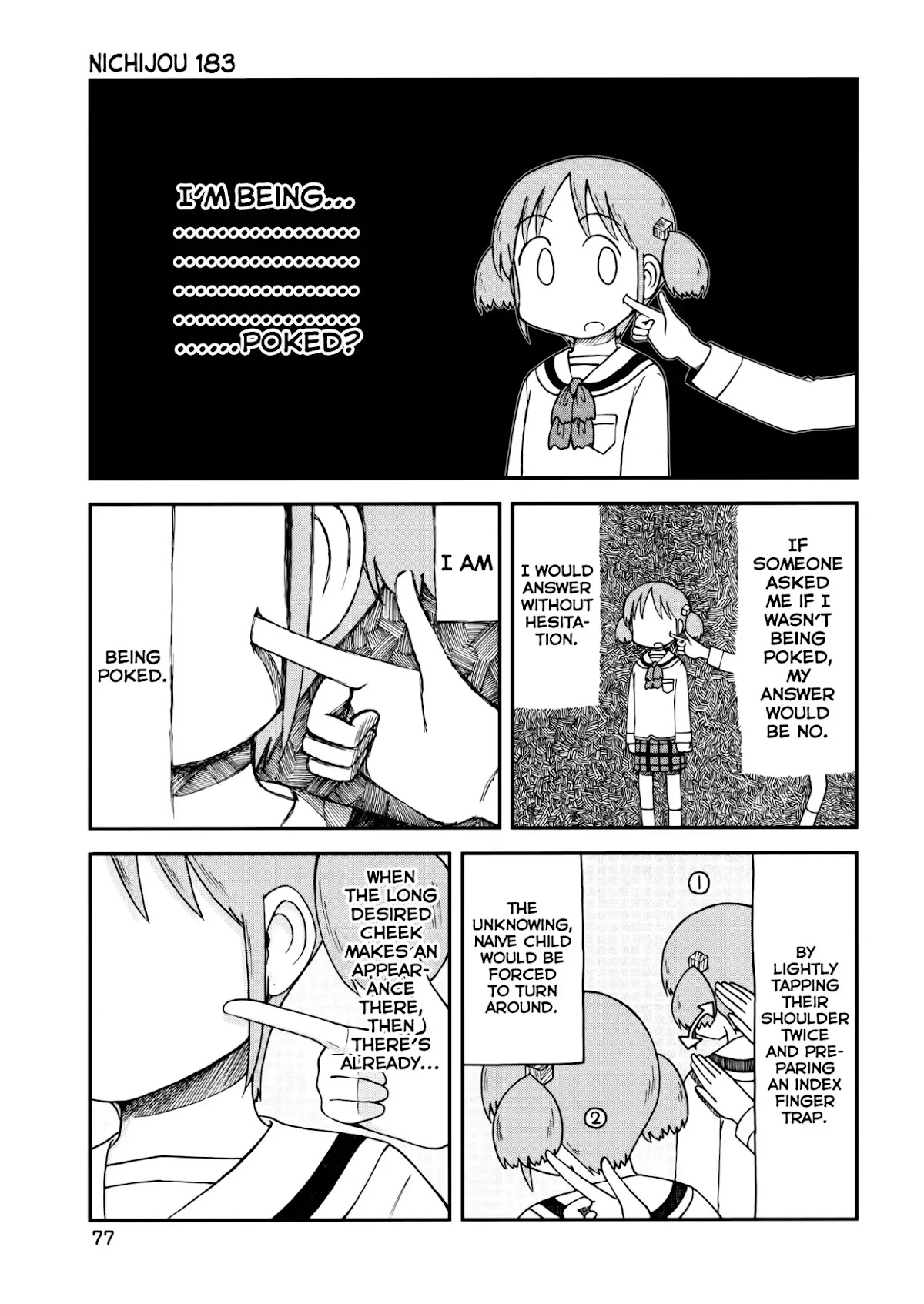 Nichijou Chapter 183 page 1 - Chapter 183