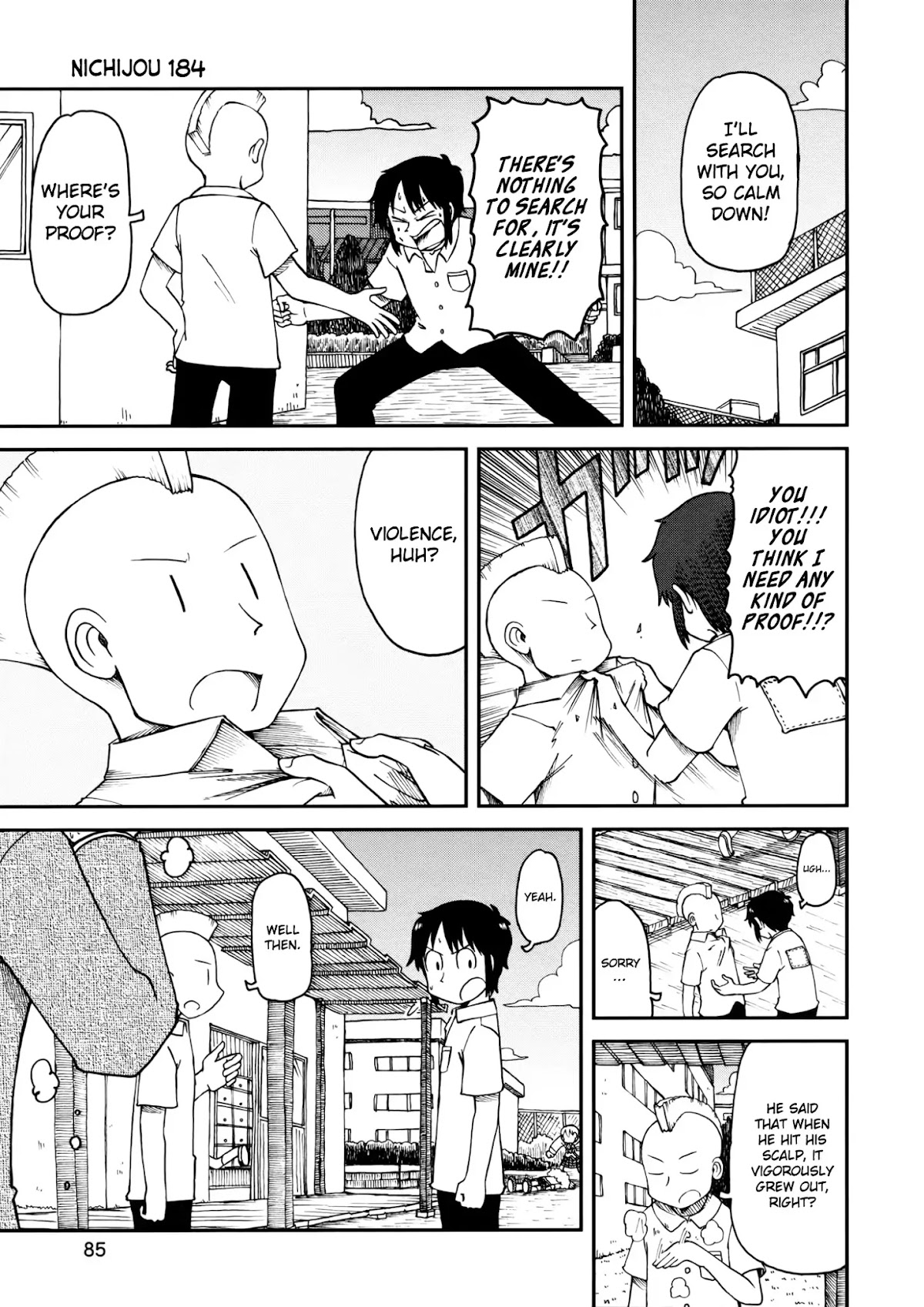 Nichijou Chapter 184 page 1 - Chapter 184