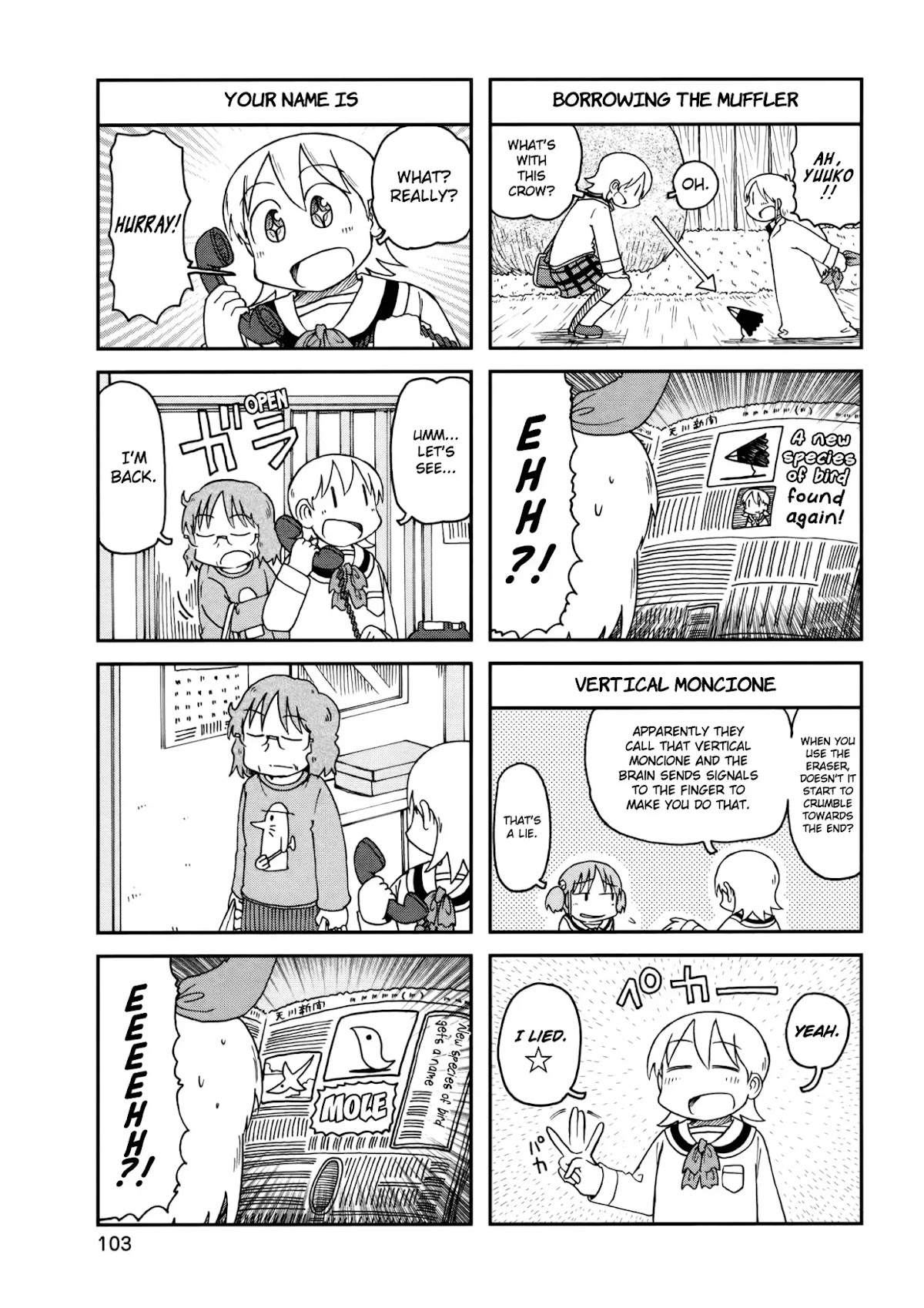 Nichijou Chapter 186 page 8 - Chapter 186