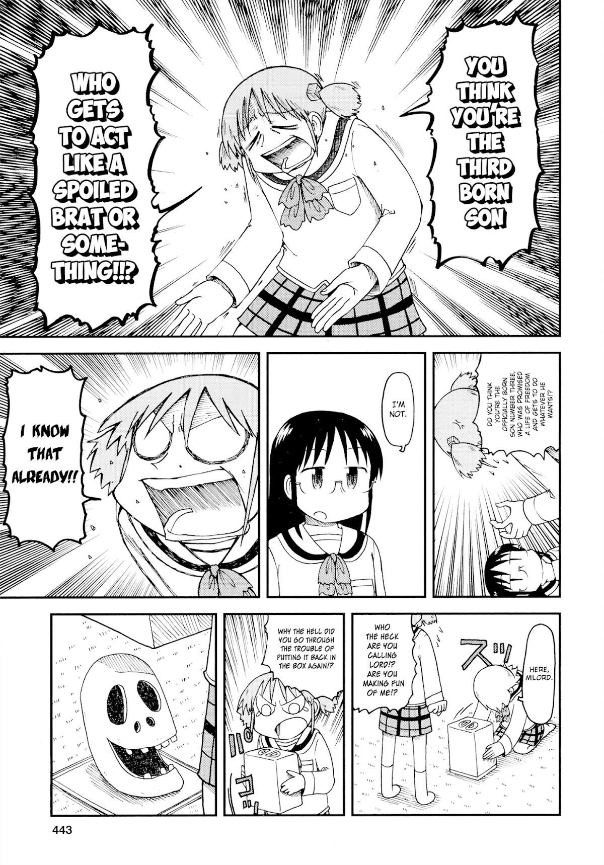 Nichijou Chapter 189 page 5 - Chapter 189: (mag release)