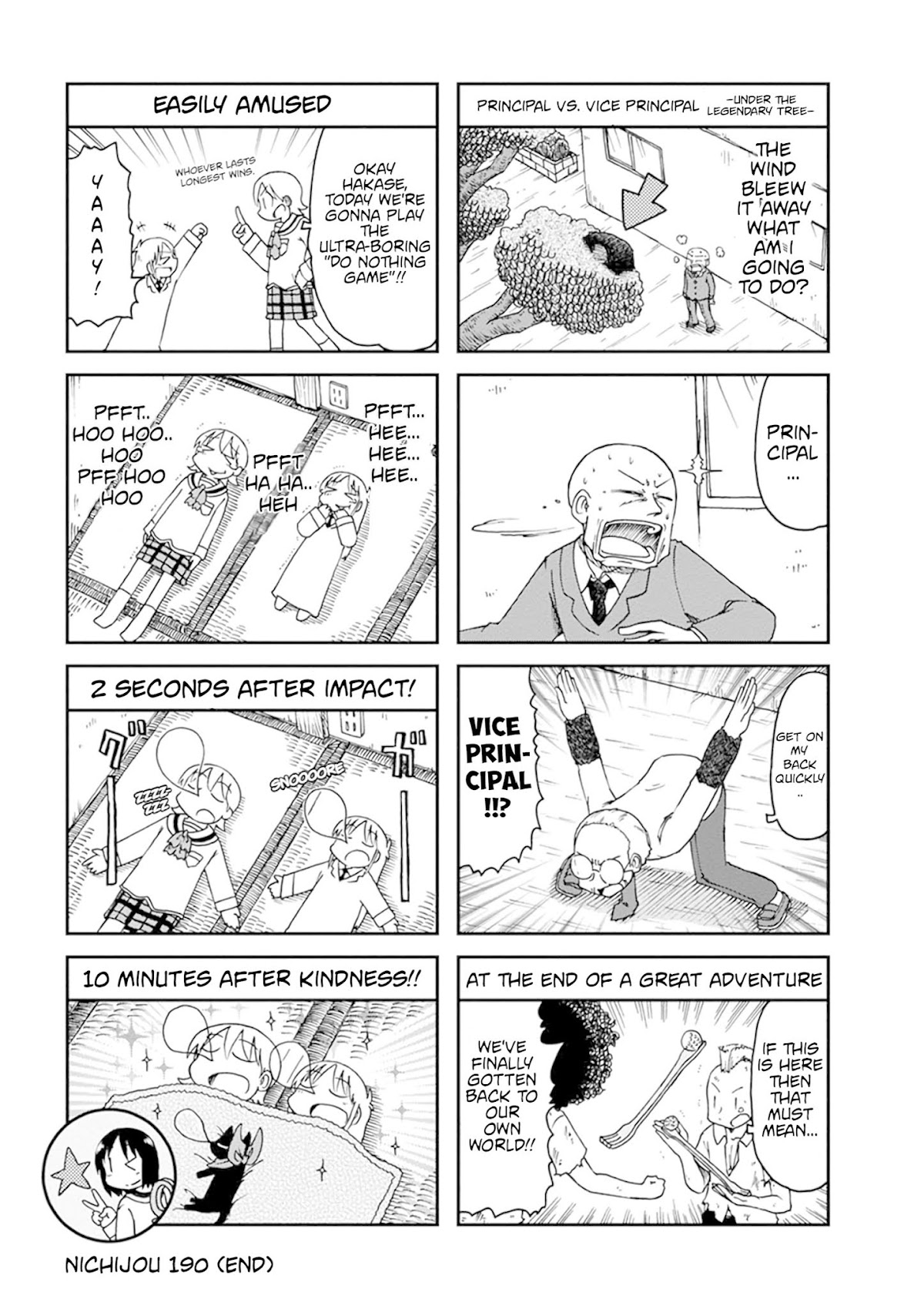 Nichijou Chapter 190 page 6 - Chapter 190