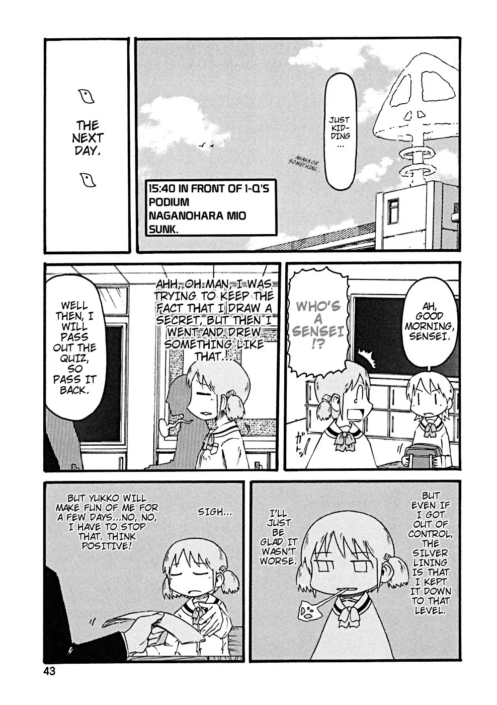 Nichijou Chapter 23 page 12 - Chapter 23