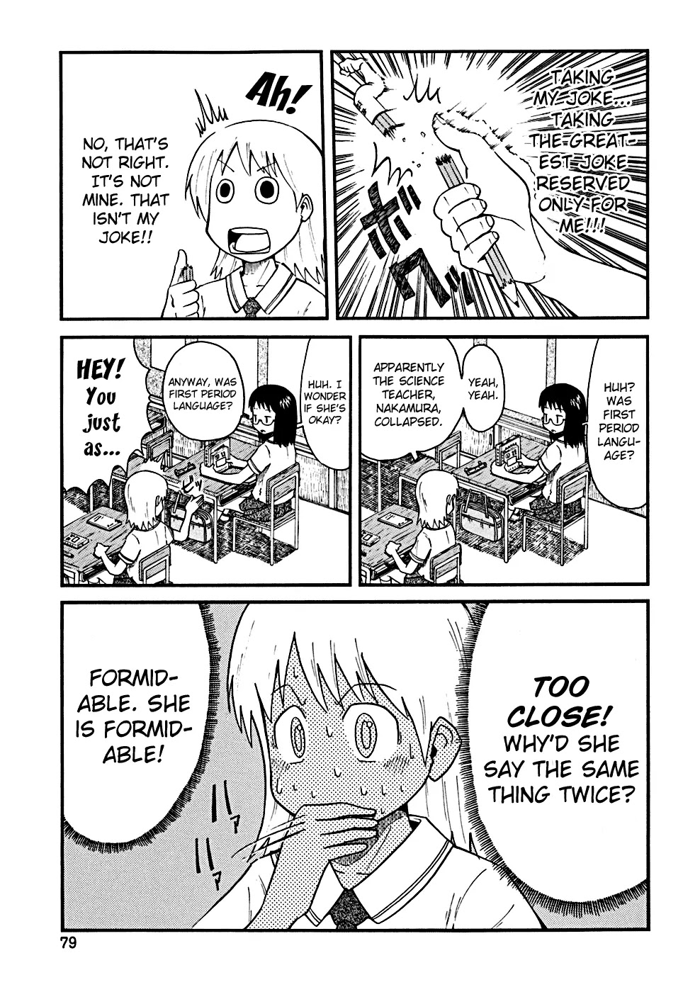 Nichijou Chapter 28 page 5 - Chapter 28