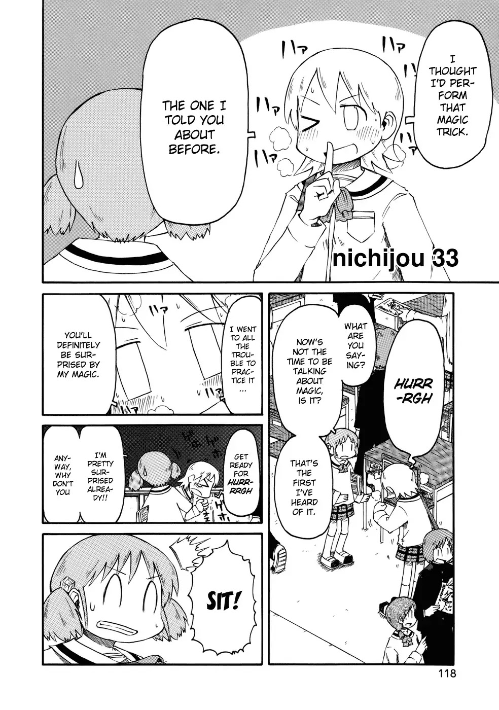 Nichijou Chapter 33 page 3 - Chapter 33