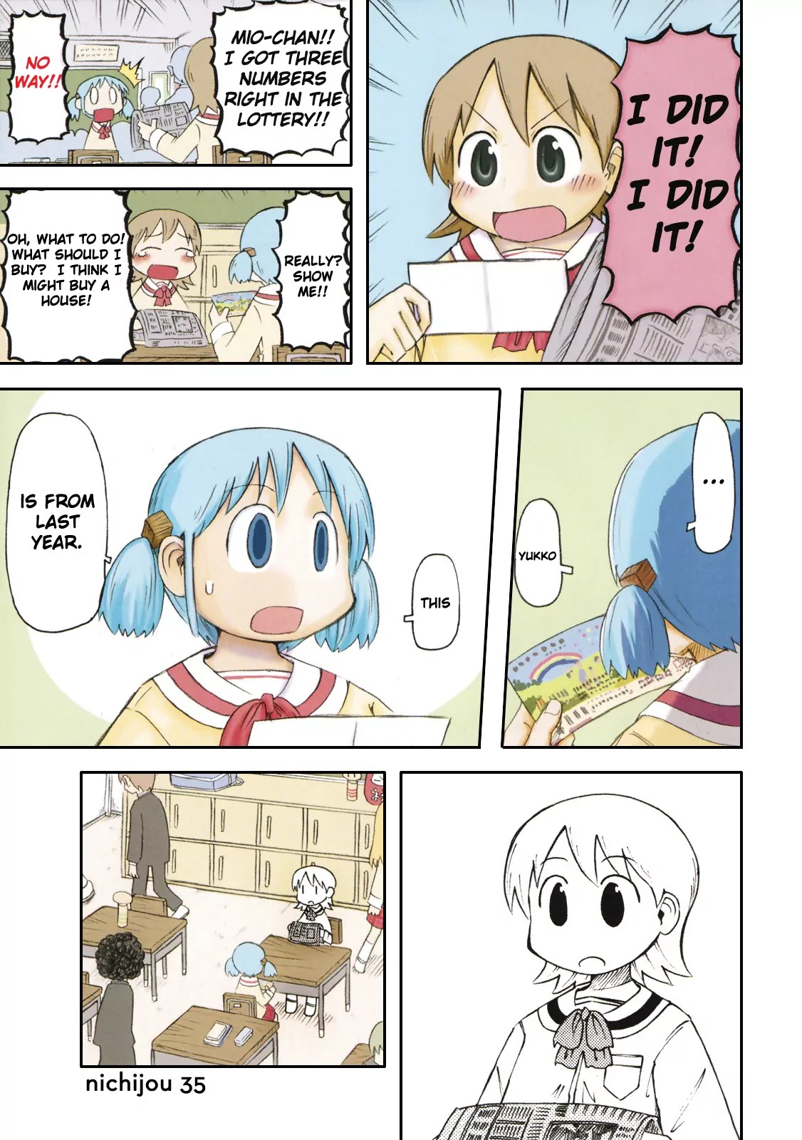 Nichijou Chapter 35 page 5 - Chapter 35