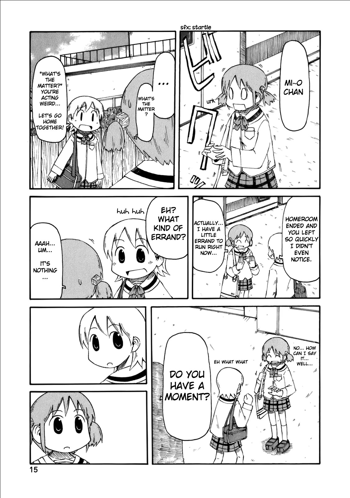 Nichijou Chapter 37 page 2 - Chapter 37