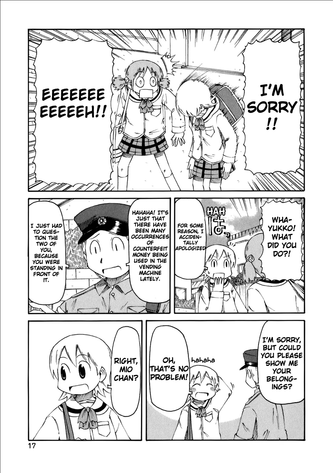 Nichijou Chapter 37 page 4 - Chapter 37