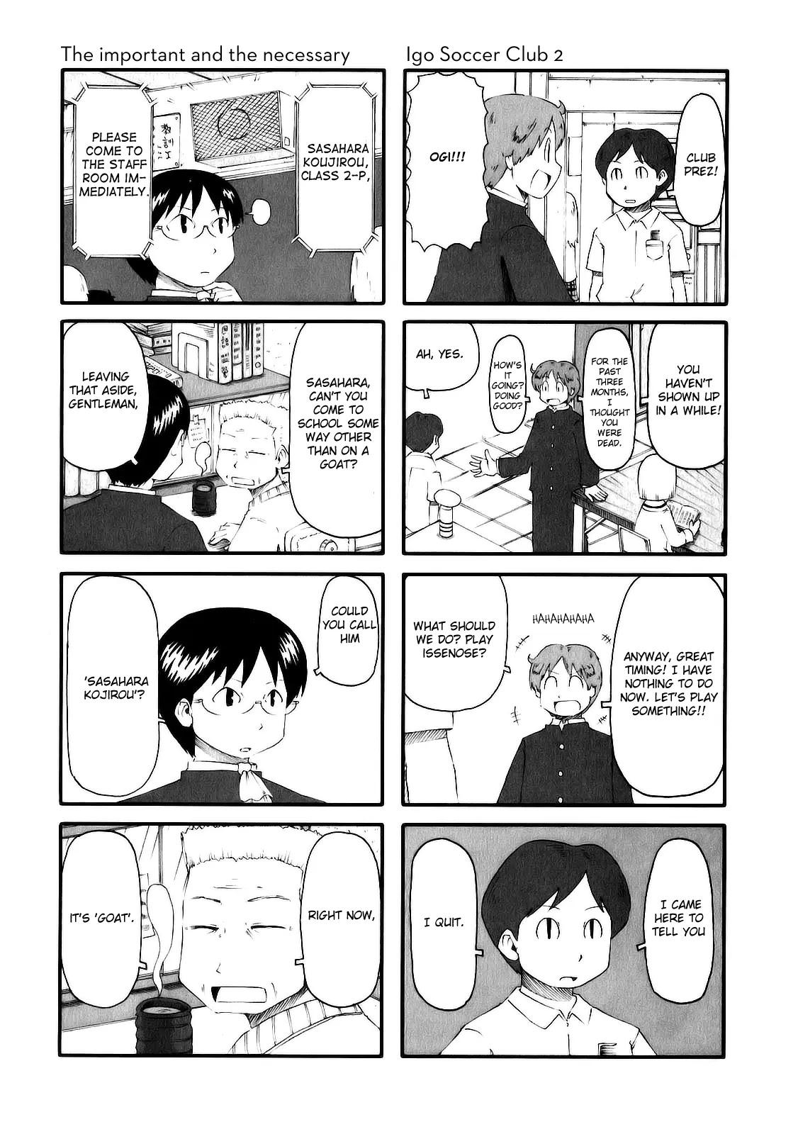 Nichijou Chapter 43 page 13 - Chapter 43