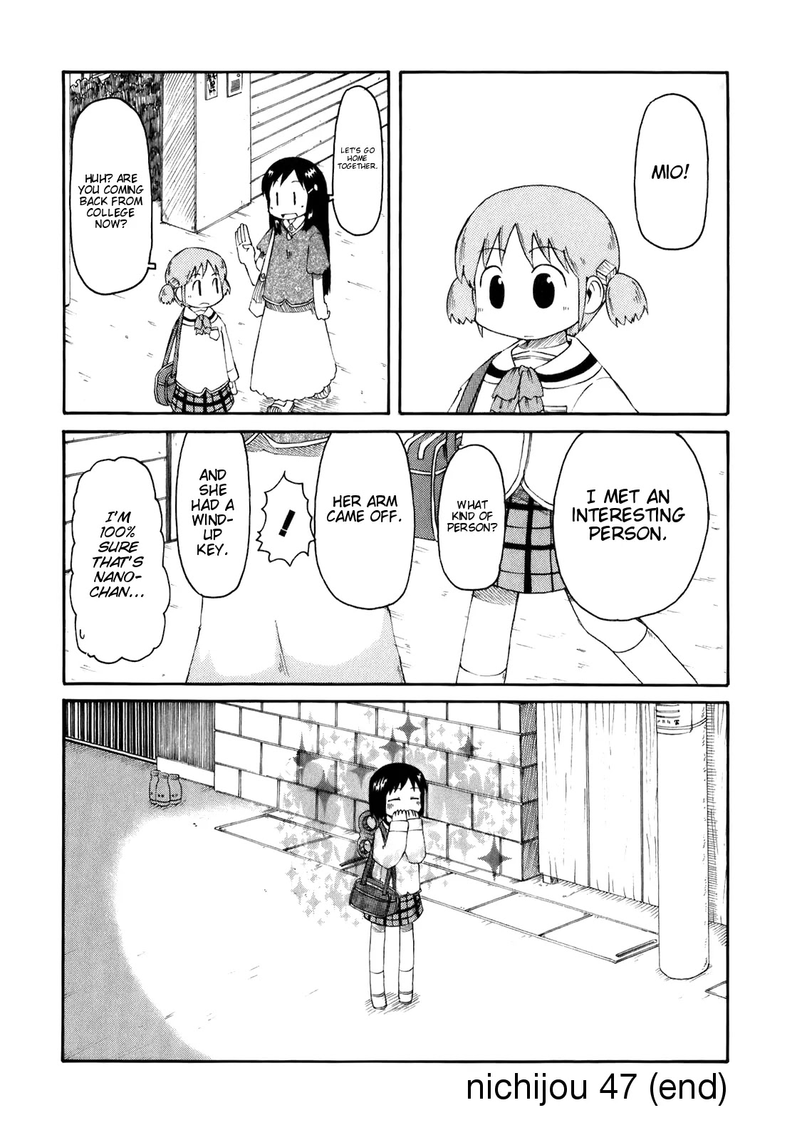 Nichijou Chapter 47 page 8 - Chapter 47