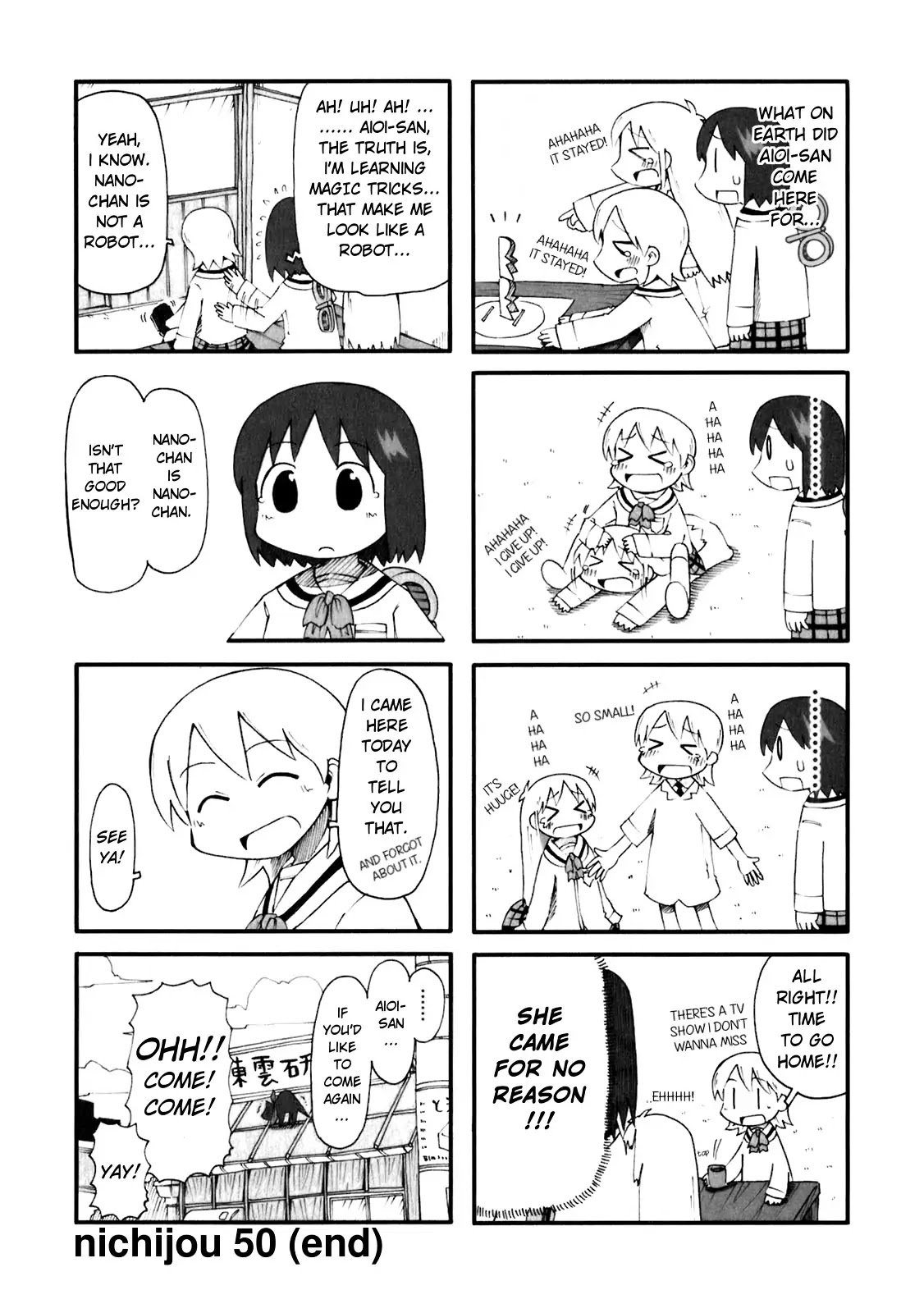 Nichijou Chapter 50 page 4 - Chapter 50