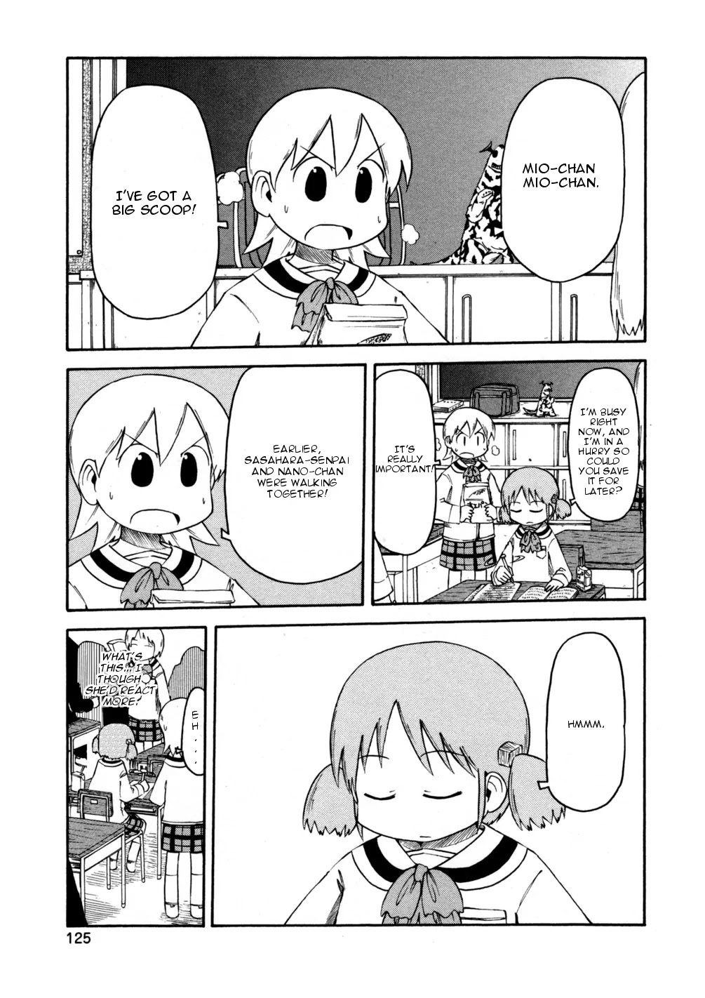 Nichijou Chapter 69 page 1 - Chapter 69
