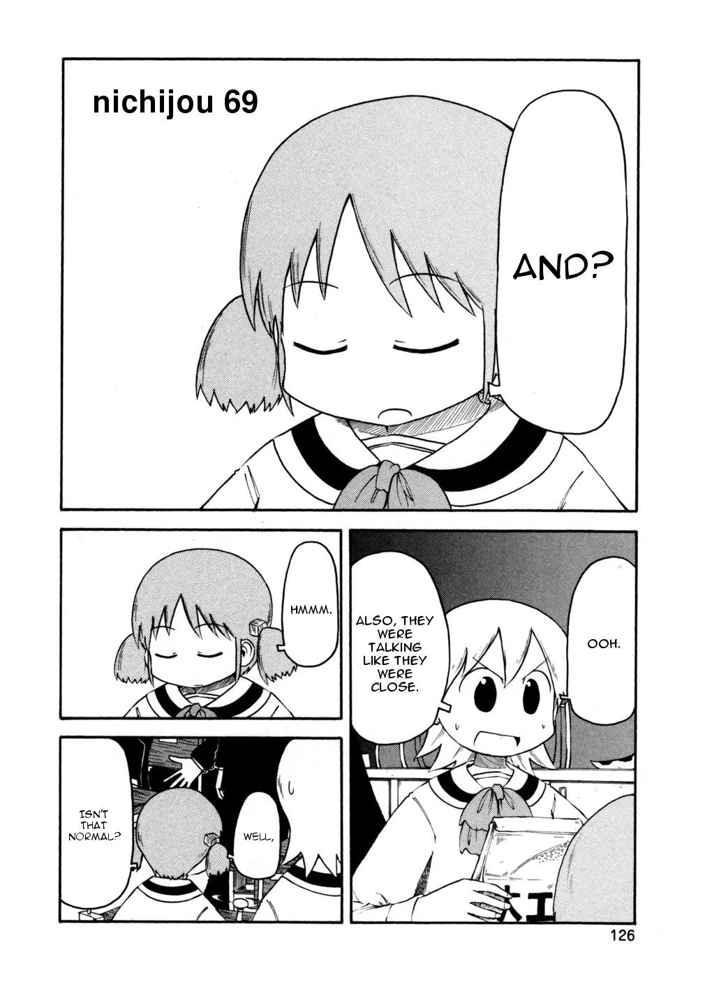 Nichijou Chapter 69 page 2 - Chapter 69