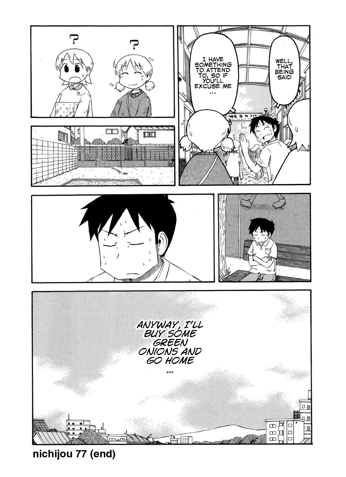 Nichijou Chapter 77 page 12 - Chapter 77