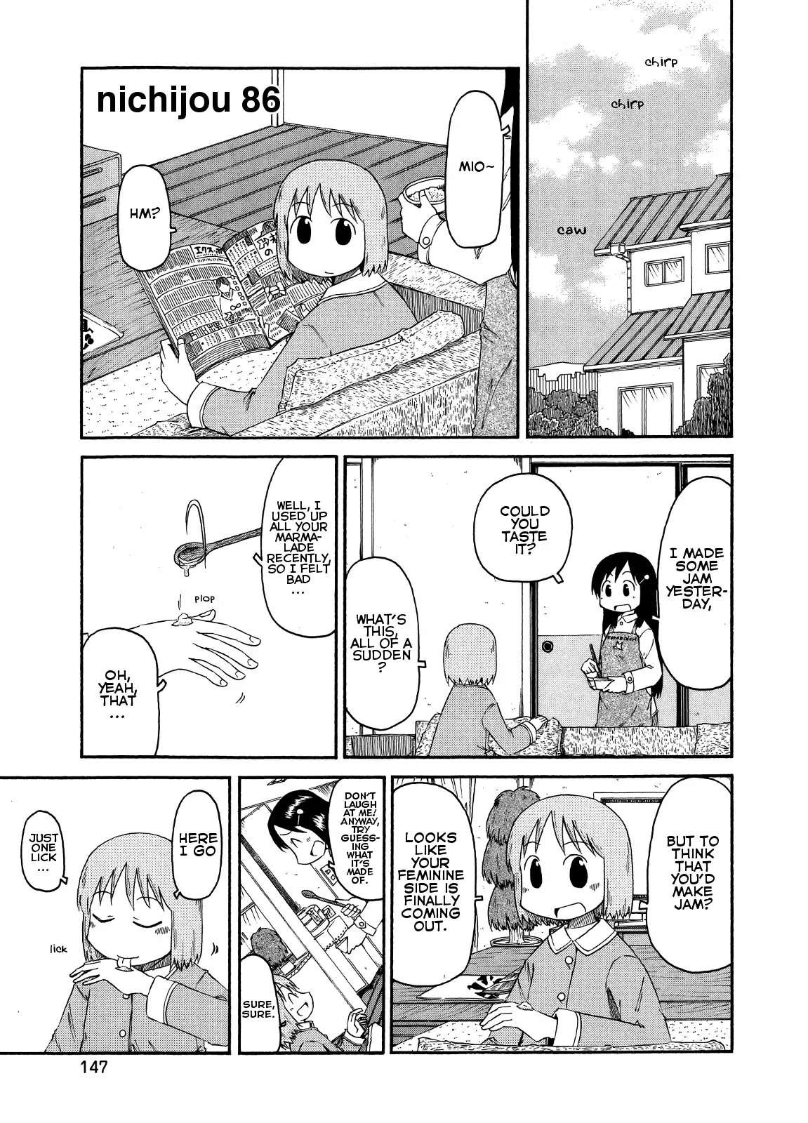 Nichijou Chapter 86 page 1 - Chapter 86
