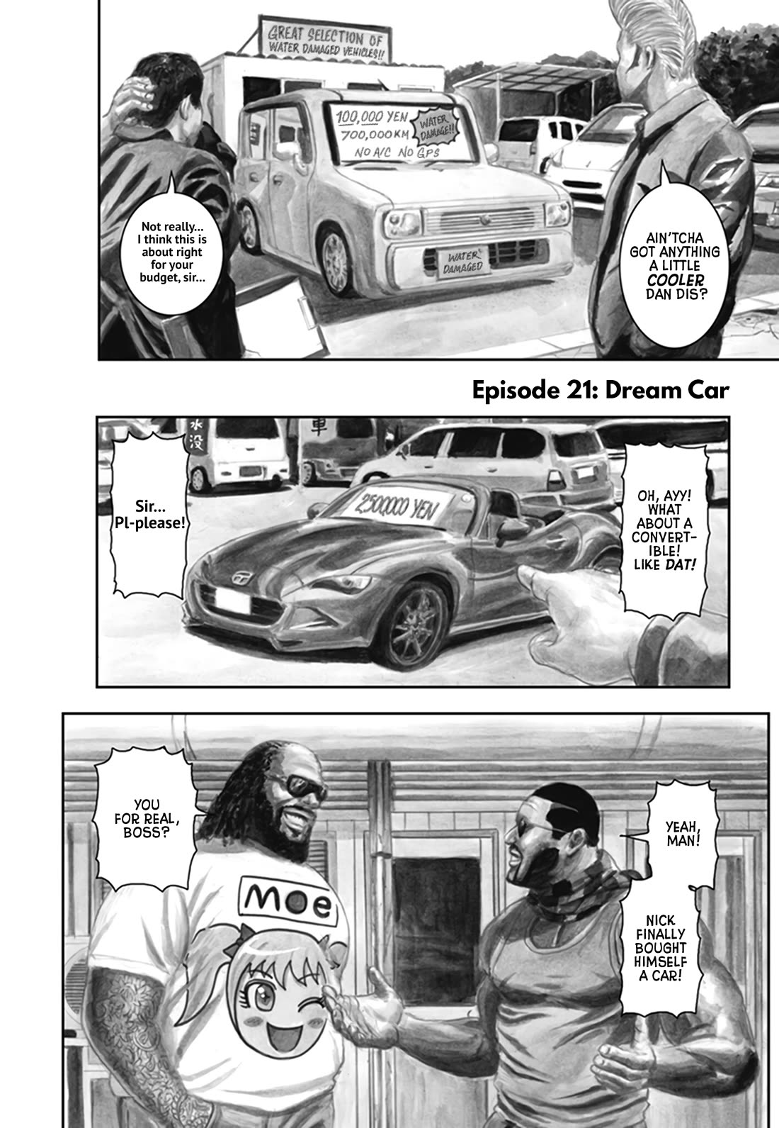 Nick & Lever Chapter 21 page 1 - Chapter 21: Dream Car