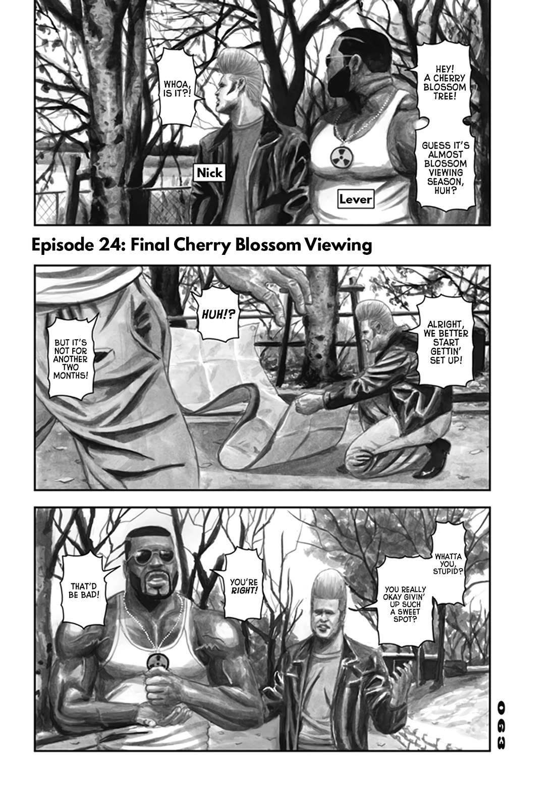 Nick & Lever Chapter 24 page 1 - Chapter 24: Final Cherry Blossom Viewing