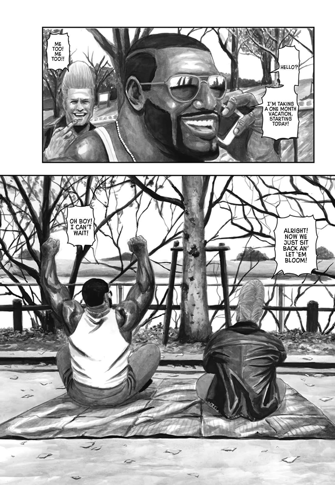 Nick & Lever Chapter 24 page 2 - Chapter 24: Final Cherry Blossom Viewing