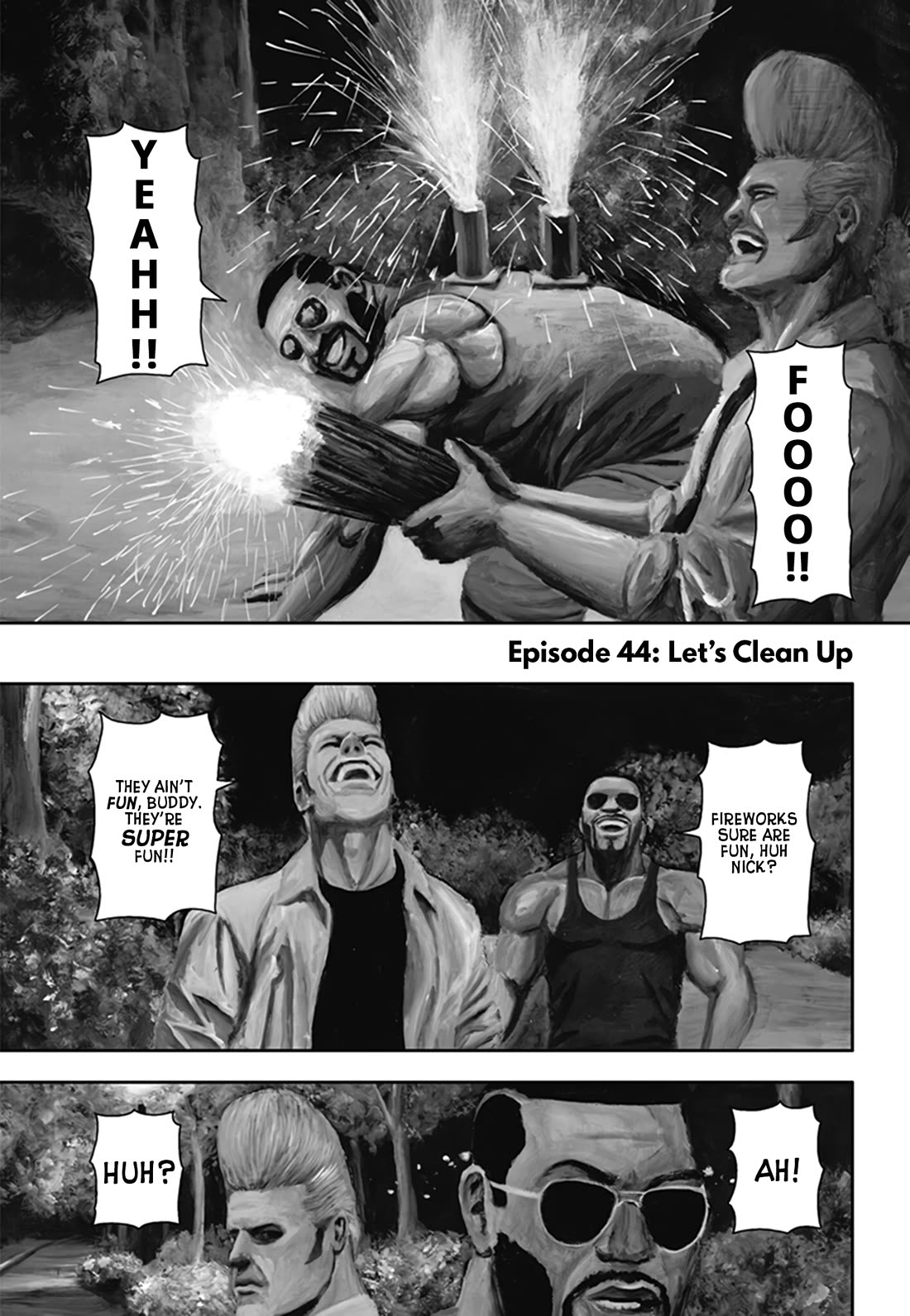 Nick & Lever Chapter 44 page 1 - Chapter 44: Let's Clean Up