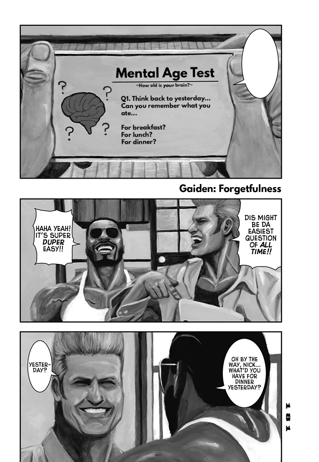 Nick & Lever Chapter 56.5 page 1 - Chapter 56.5: Forgetfulness
