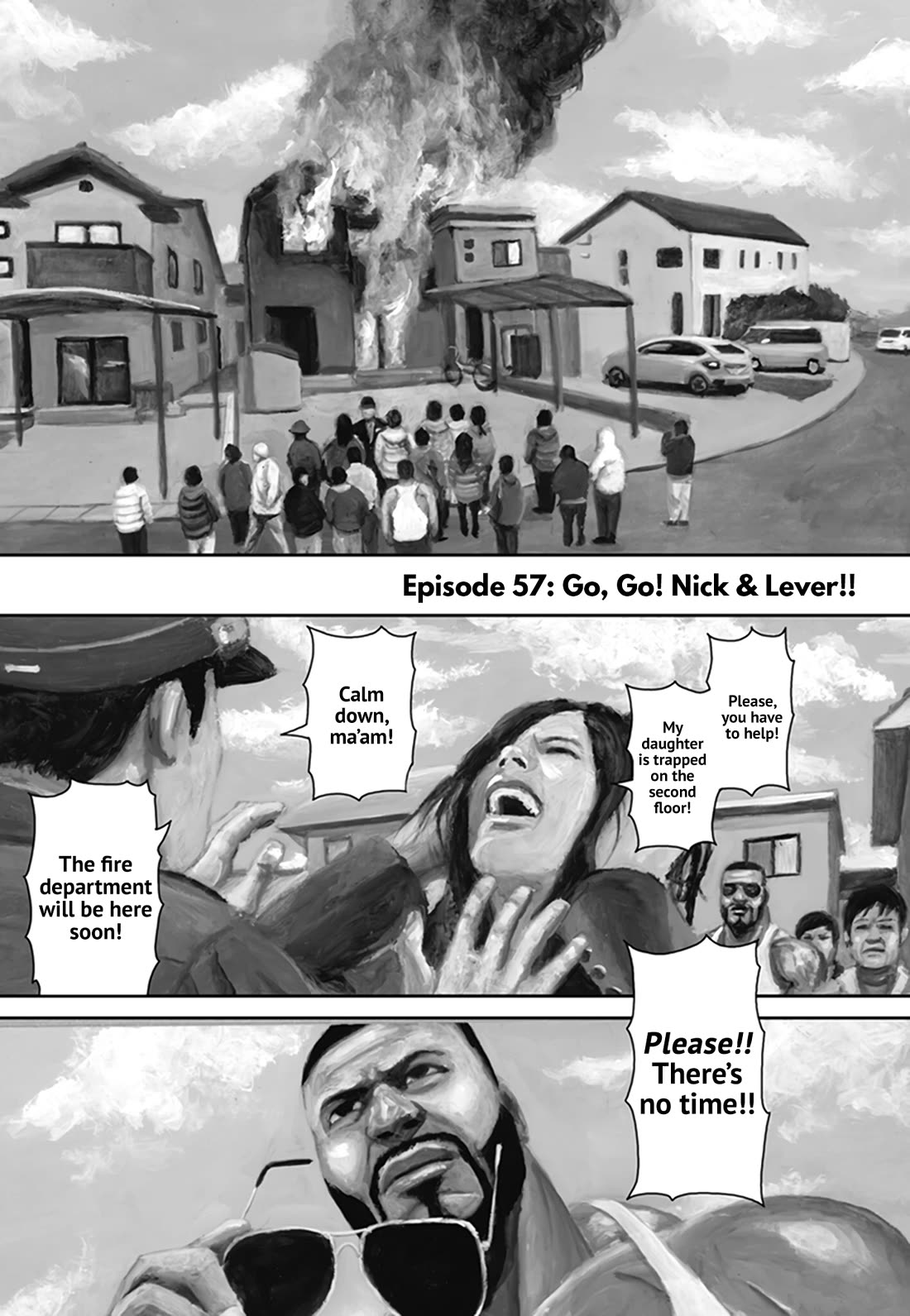 Nick & Lever Chapter 57 page 1 - Chapter 57: Go, Go! Nick & Lever!!