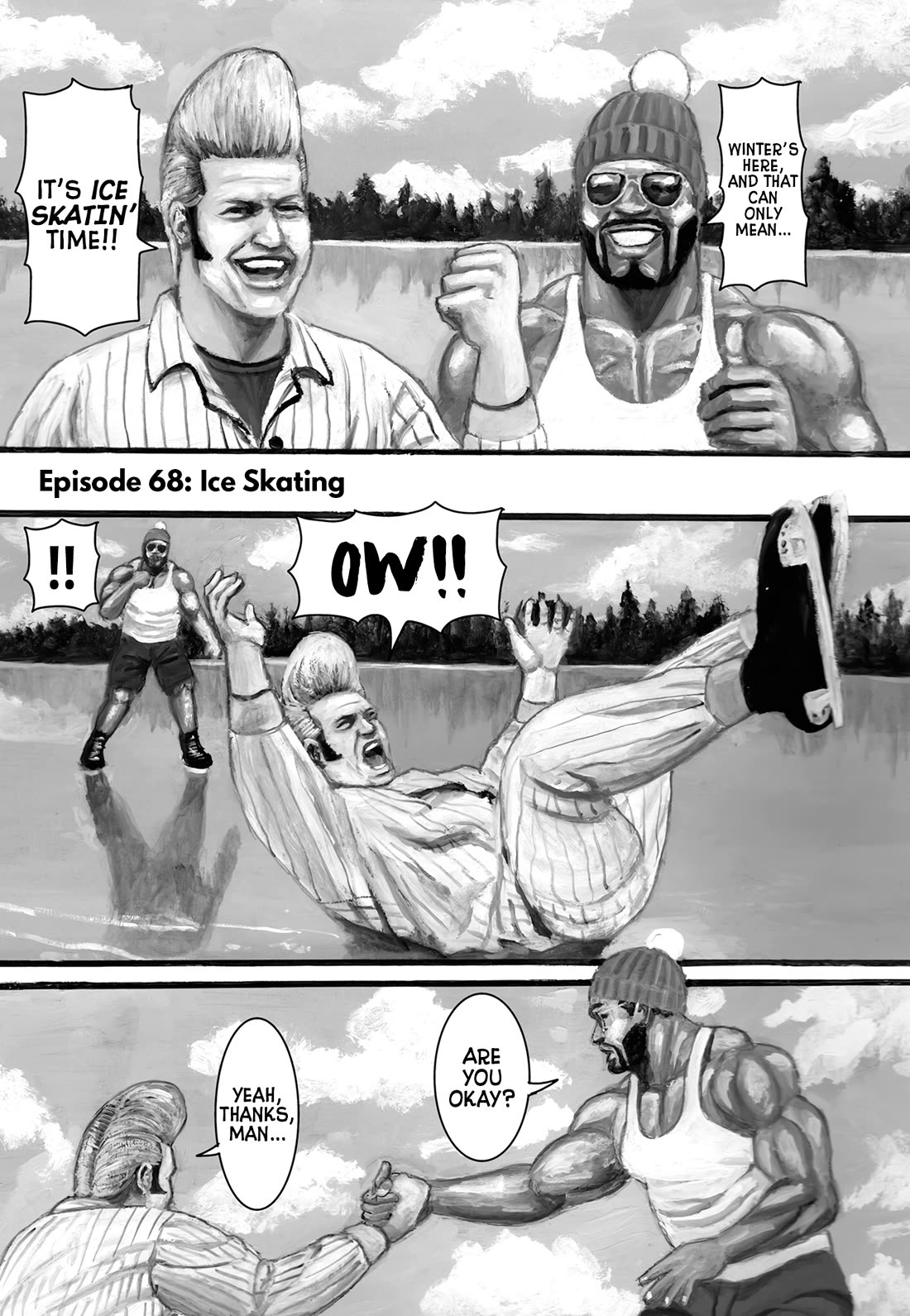 Nick & Lever Chapter 68 page 1 - Chapter 68: Ice Skating