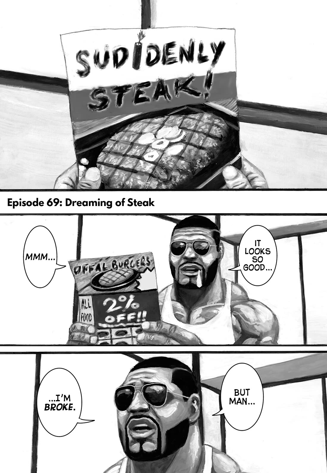 Nick & Lever Chapter 69 page 1 - Chapter 69: Dreaming of Steak