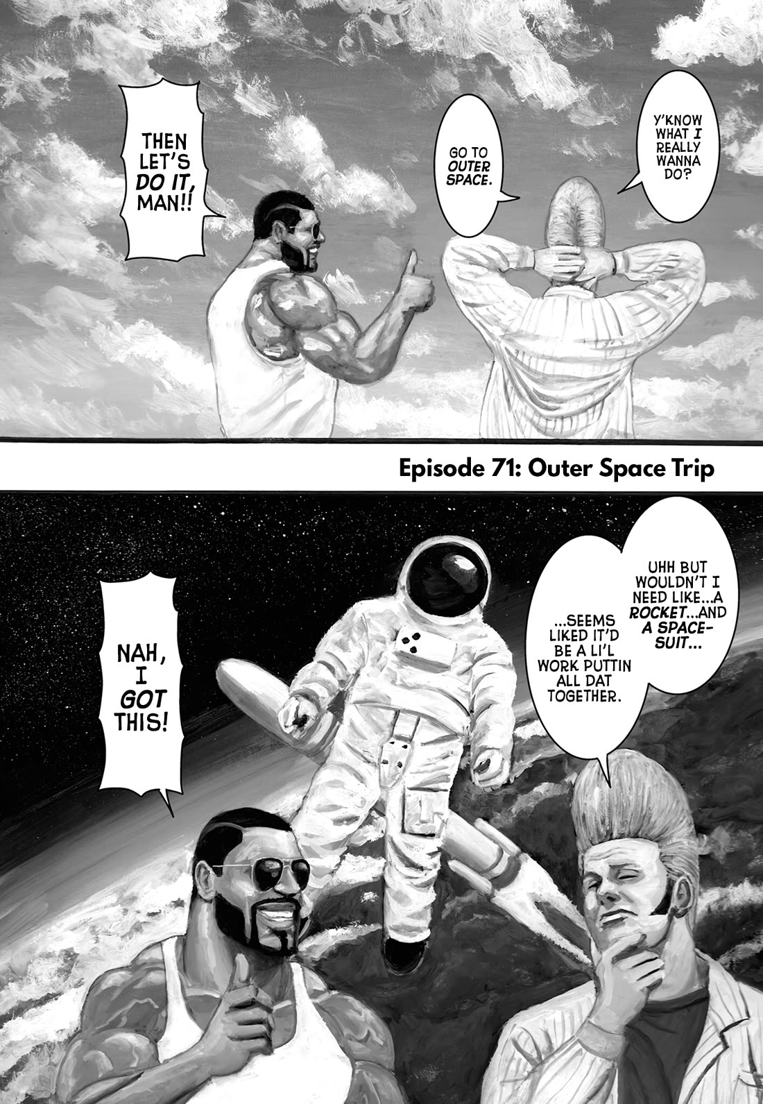 Nick & Lever Chapter 71 page 1 - Chapter 71: Outer Space Trip