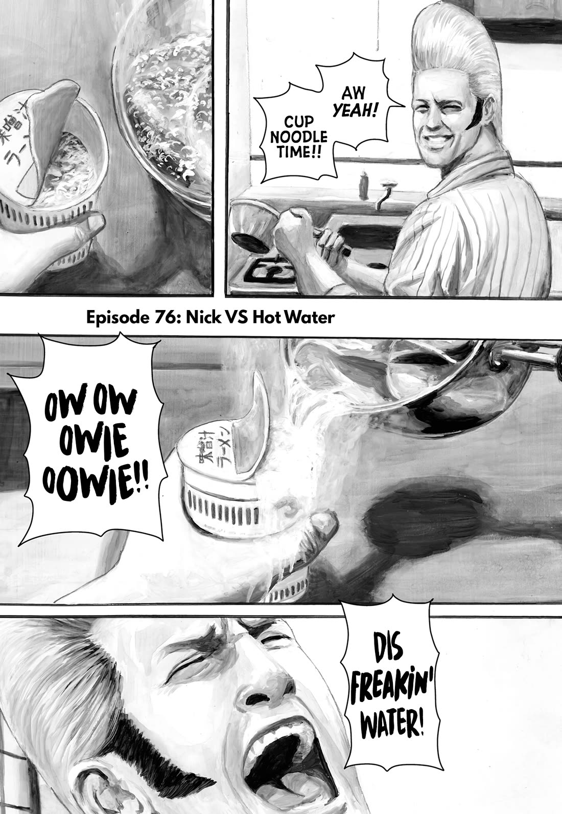 Nick & Lever Chapter 76 page 1 - Chapter 76: Nick vs Hot Water