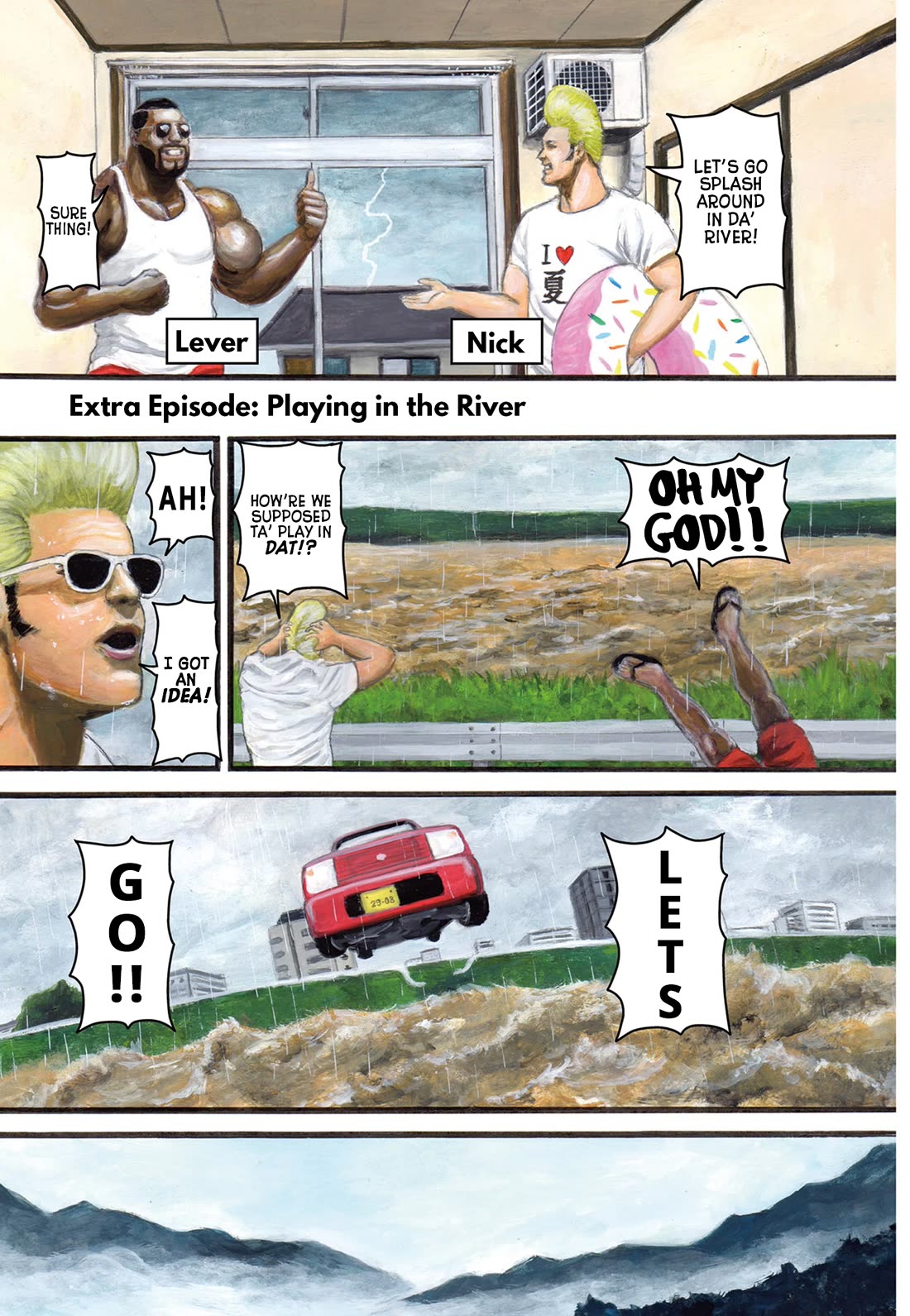 Nick & Lever Chapter 95.5 page 1 - Chapter 95.5: Playing in the River