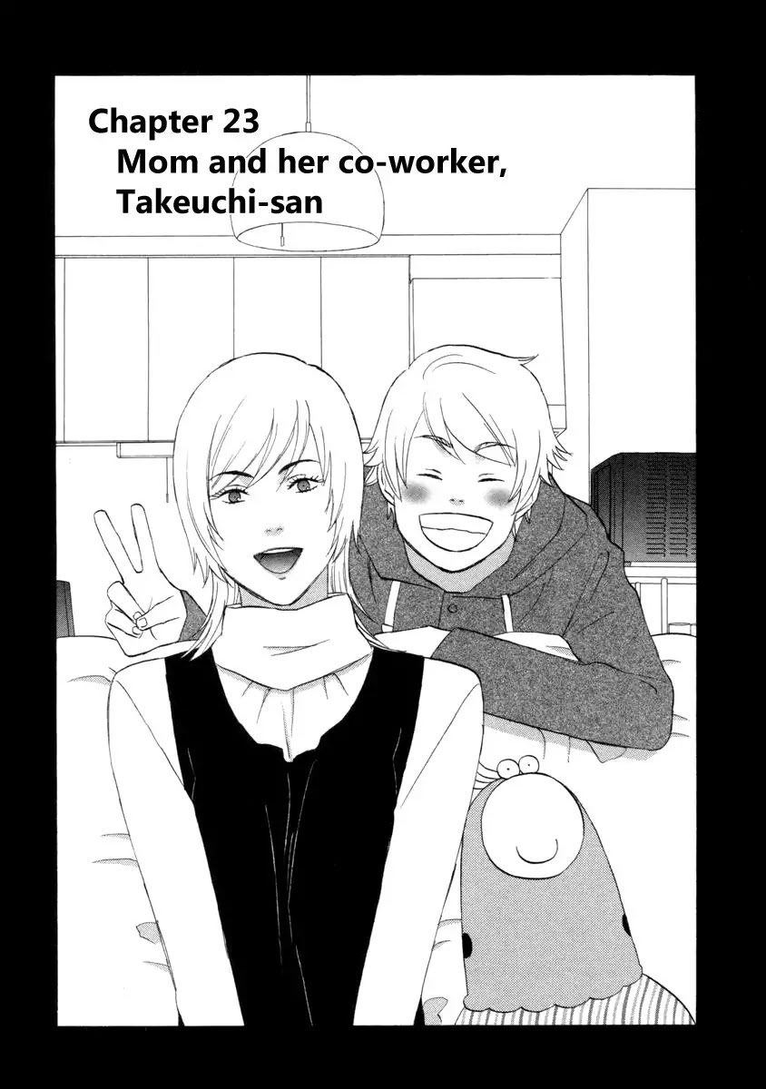 Nicoichi Chapter 23 page 1 - Chapter 23 : Mom and her hard co-worker Takeuchi-san