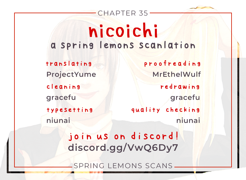 Nicoichi Chapter 35 page 1 - Chapter 35: Mom and the Friendly Glasses