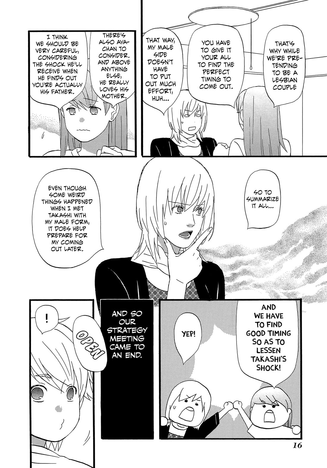 Nicoichi Chapter 61 page 18 - Chapter 61: Mom, Natsumi-san, Aya-chan, and I.