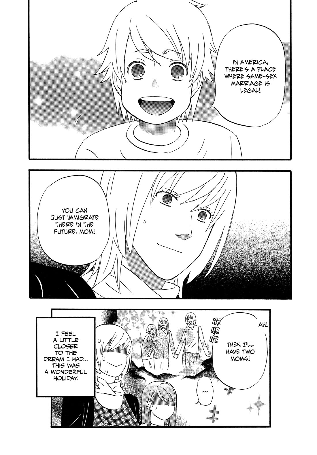 Nicoichi Chapter 61 page 20 - Chapter 61: Mom, Natsumi-san, Aya-chan, and I.