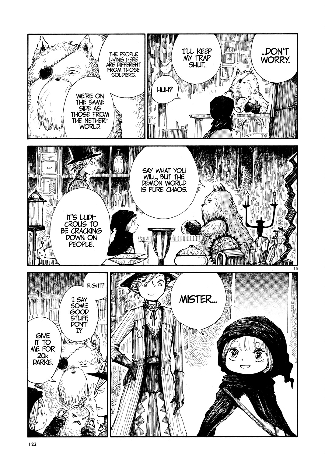 Nicola's Leasurely Demon World Travelogue Chapter 1 page 15 - Chapter 1: Let's Go to the Black Bazaar