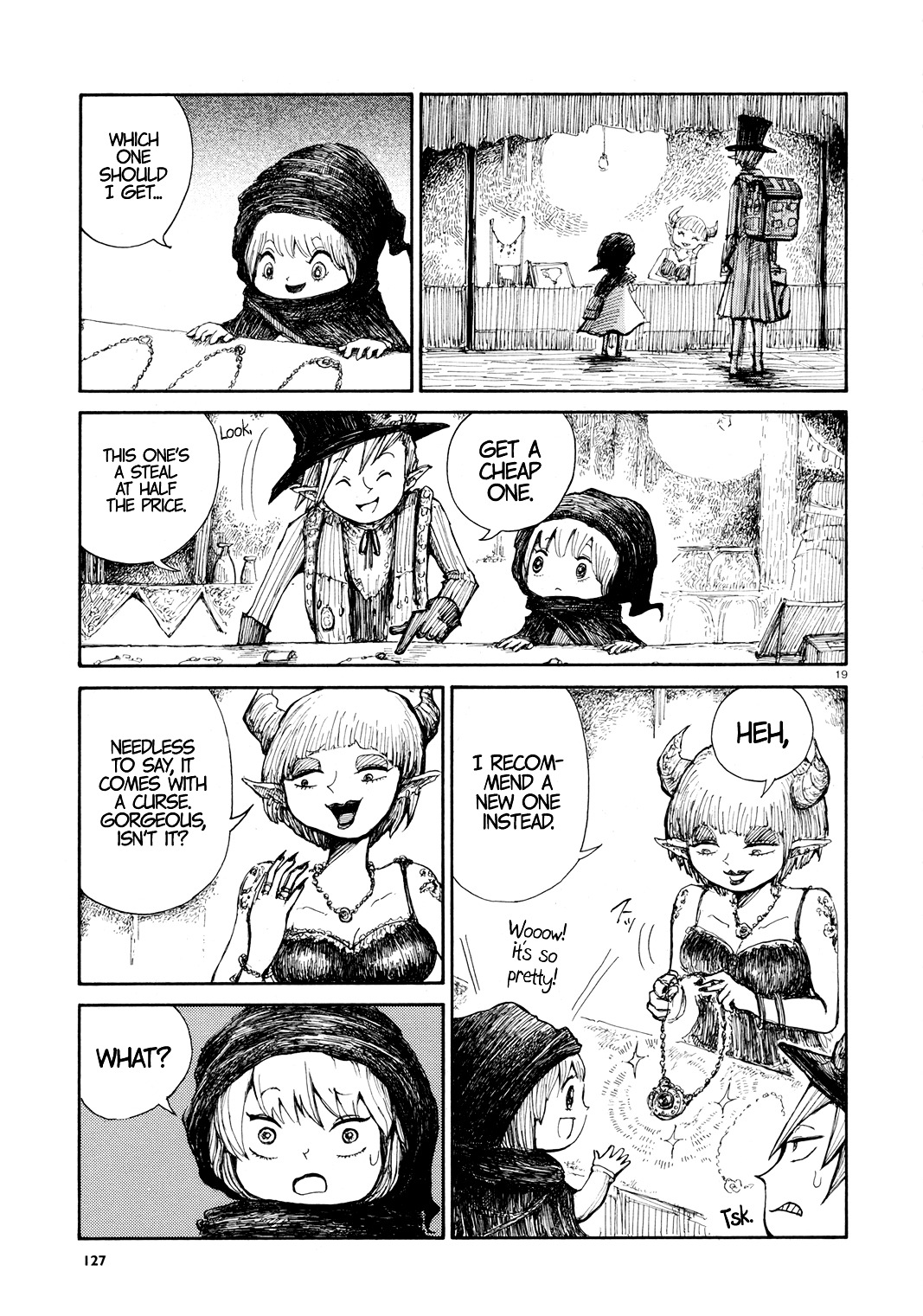 Nicola's Leasurely Demon World Travelogue Chapter 1 page 19 - Chapter 1: Let's Go to the Black Bazaar