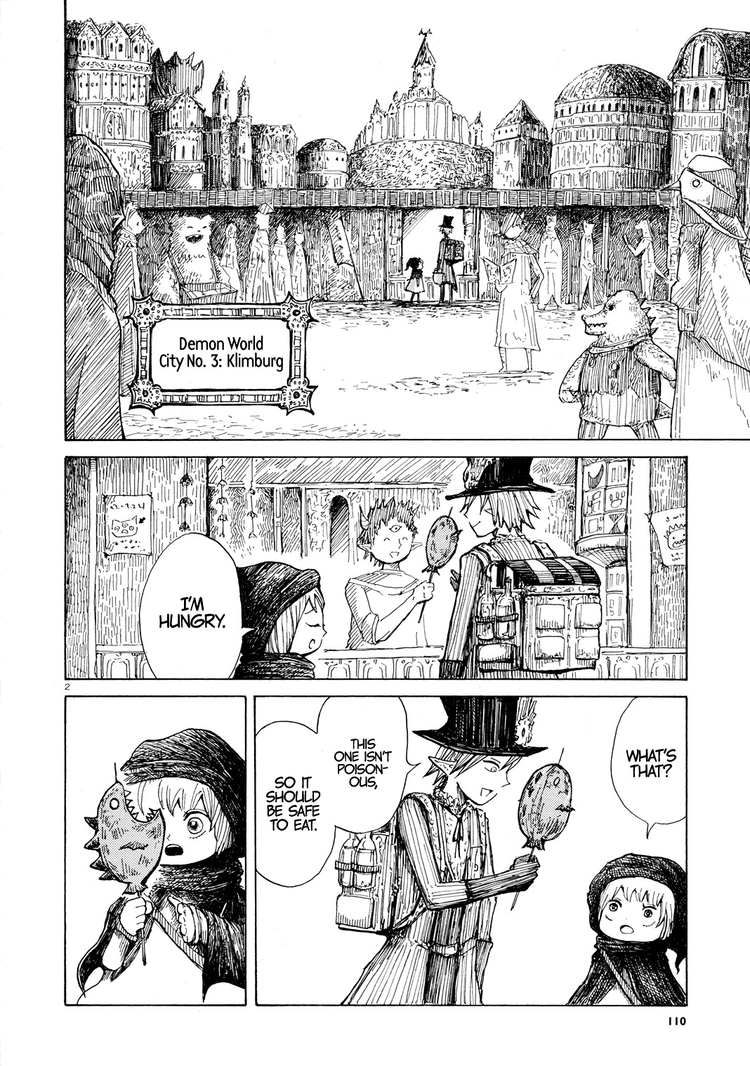 Nicola's Leasurely Demon World Travelogue Chapter 1 page 2 - Chapter 1: Let's Go to the Black Bazaar